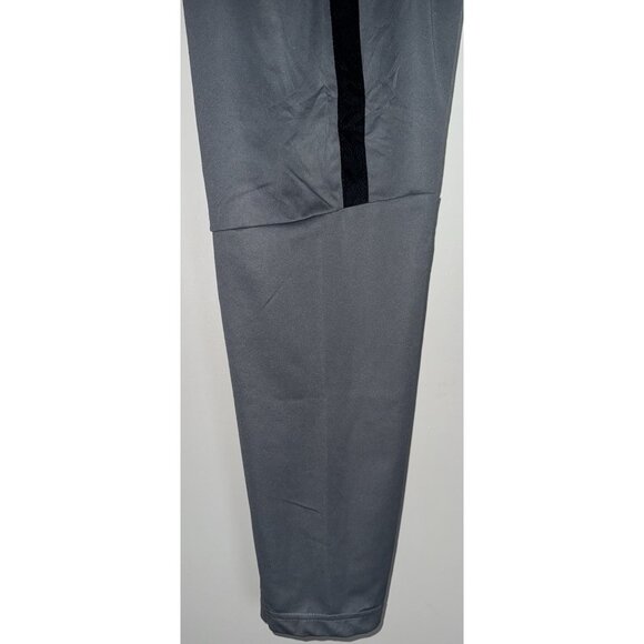 Nike Pants Women’s Size Large Black Side Stripes Grey Polyester - Picture 9 of 15